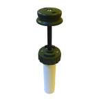 Black and white Jerrycan pump on a white background