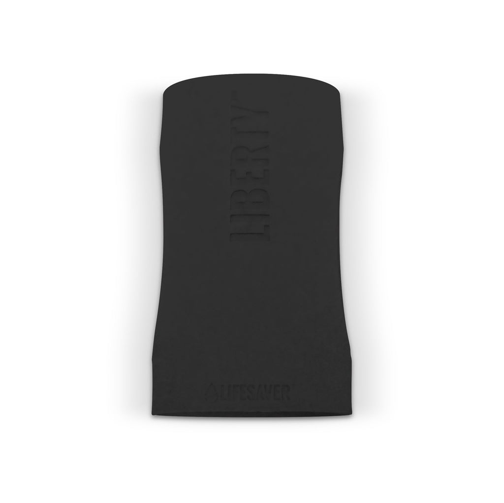Black sleeve with 'LIBERTY' branding on a white background