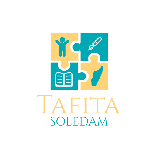 Logo of TAFITA SOLEDAM with puzzle piece design on a white background